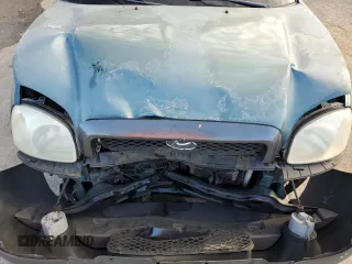 2003 Hyundai Santa Fe GLS with VIN KM8SC13D03U411184, listed as a Copart auction lot 46937505 with 185,227 mi miles and Salvage Title. Bid and sale history available at carsss.com. Image 11.