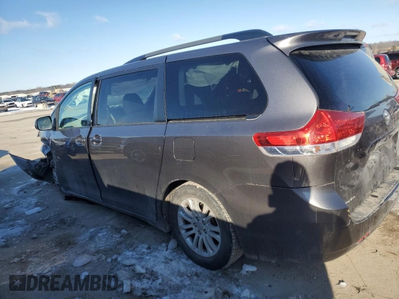 2011 Toyota Sienna XLE AAS with VIN 5TDYK3DC3BS123021, listed as a Copart auction lot 88336835 with 161,028 mi miles and Salvage Title. Bid and sale history available at DreamBid. Image 2.