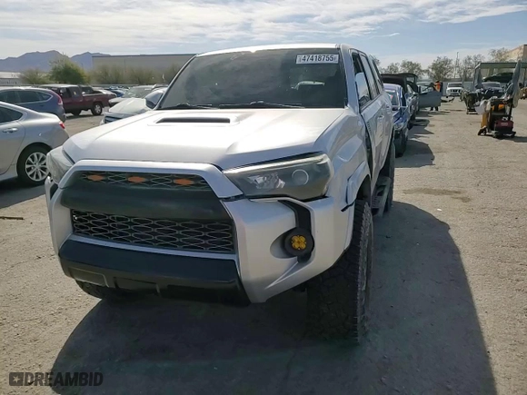 2017 Toyota 4Runner SR5 with VIN JTEBU5JR7H5476991, listed as a Copart auction lot 47418755 with 87,681 mi miles and Salvage Title. Bid and sale history available at carsss.com. Image 12.