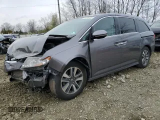 2016 Honda Odyssey Touring Elite with VIN 5FNRL5H94GB037398, listed as a Copart auction lot 51295435 with 163,840 mi miles and Salvage Title. Bid and sale history available at carsss.com. Image 1.
