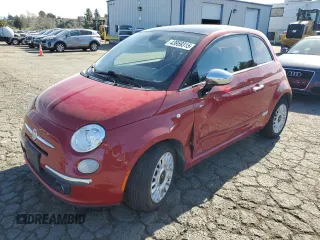 2013 FIAT 500 Lounge with VIN 3C3CFFCR3DT541629, listed as a Copart auction lot 43959315 with 110,940 mi miles and Salvage title. Bid and sale history available at DreamBid. Image 1.