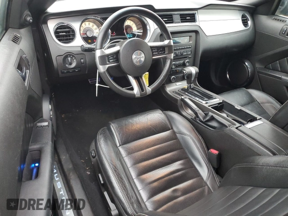 2010 Ford Mustang GT with VIN 1ZVBP8CH5A5144584, listed as a Copart auction lot 43932005 with 64,353 mi miles and Salvage Title. Bid and sale history available at carsss.com. Image 8.