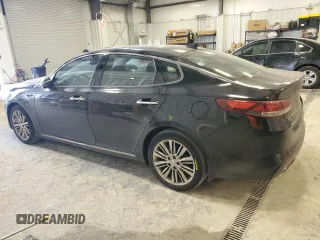 2018 Kia Optima SX with VIN 5XXGV4L24JG199414, listed as a Copart auction lot 42294745 with 65,698 mi miles and Salvage title. Bid and sale history available at DreamBid. Image 2.