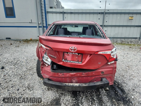 2016 Toyota Corolla L with VIN 5YFBURHE1GP533184, listed as a Copart auction lot 59697975 with 47,820 mi miles and Salvage title. Bid and sale history available at DreamBid. Image 6.