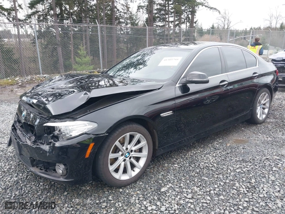 2015 BMW 5 Series 535i xDrive with VIN WBA5B3C50FD547759, listed as a IAAI auction lot 41305795 with 83,875 mi miles. Bid and sale history available at carsss.com. Image 18.