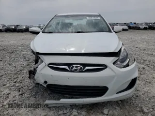 2013 Hyundai Accent GLS with VIN KMHCT4AE8DU554192, listed as a Copart auction lot 56010635 with 57,473 mi miles and Salvage title. Bid and sale history available at DreamBid. Image 5.