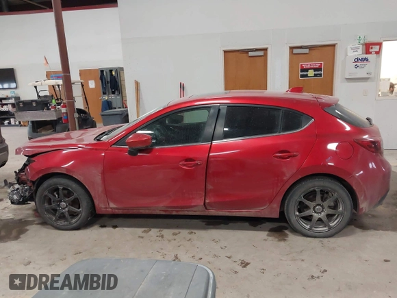 2015 Mazda 3 S Grand Touring with VIN JM1BM1M35F1233107, listed as a IAAI auction lot 41548503 with 141,496 mi miles and . Bid and sale history available at DreamBid. Image 14.