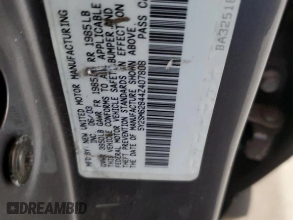 2004 Pontiac Vibe with VIN 5Y2SM62844Z407808, listed as a Copart auction lot 52230425 with 233,304 mi miles and Salvage title. Bid and sale history available at DreamBid. Image 12.