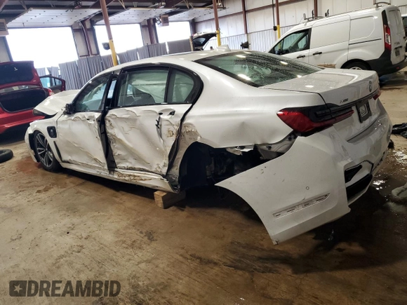 2022 BMW 7 Series with VIN WBA7W4C08NCH89469, listed as a Copart auction lot 54008785 with Not provided miles and Salvage title. Bid and sale history available at DreamBid. Image 2.