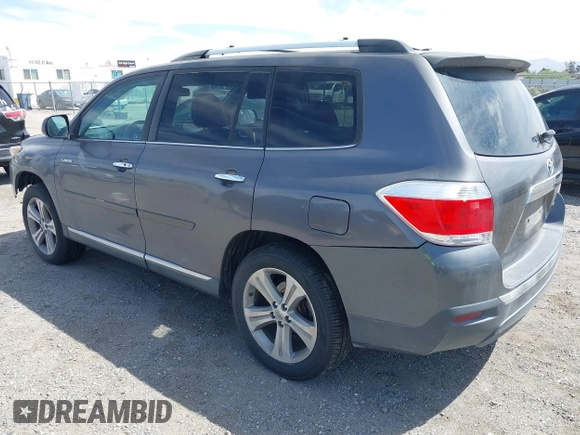 2012 Toyota Highlander Limited with VIN 5TDDK3EH8CS129178, listed as a IAAI auction lot 42025104 with 171,520 mi miles. Bid and sale history available at carsss.com. Image 3.