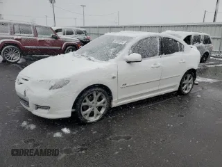 2007 Mazda 3 s Sport with VIN JM1BK323871629392, listed as a Copart auction lot 80142014 with 185,838 mi miles and Salvage Title. Bid and sale history available at carsss.com. Image 1.