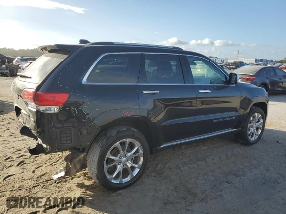 2021 Jeep Grand Cherokee Summit with VIN 1C4RJFJT5MC595156, listed as a Copart auction lot 75868484 with 51,519 mi miles and Salvage Title. Bid and sale history available at carsss.com. Image 3.