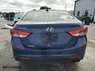 2013 Hyundai Elantra Coupe GS PZEV with VIN KMHDH6AE0DU005992, listed as a Copart auction lot 76365214 with 158,181 mi miles and Salvage Title. Bid and sale history available at carsss.com. Image 6.