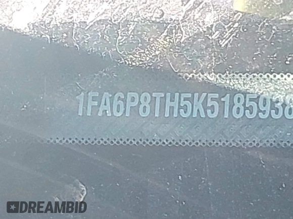 2019 Ford Mustang EcoBoost с VIN 1FA6P8TH5K5185938, выставлен на аукционе IAAI как лот 41999077 с пробегом 99 254 миль миль и . История ставок и продаж доступна на DreamBid. Изображение 9.