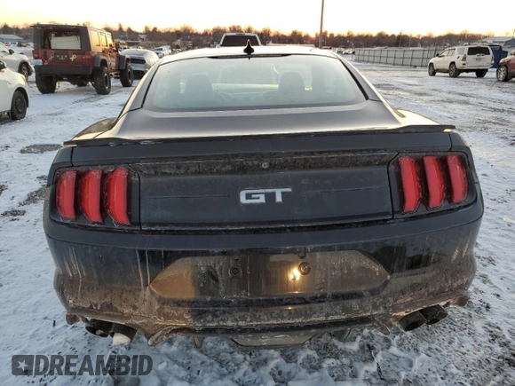 2022 Ford Mustang GT with VIN 1FA6P8CF1N5105683, listed as a Copart auction lot 46251905 with 49,344 mi miles and Salvage title. Bid and sale history available at DreamBid. Image 6.