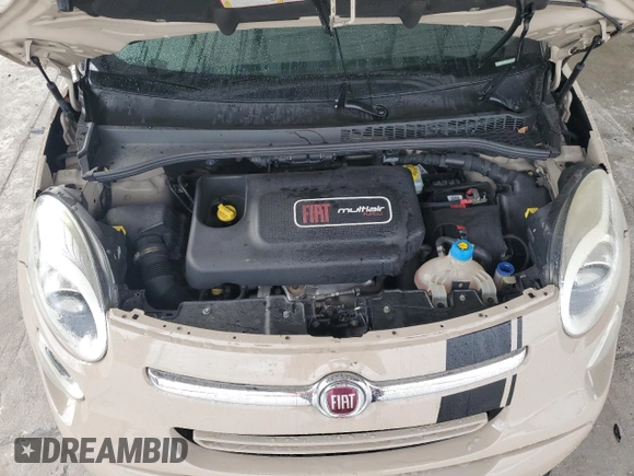2014 FIAT 500L Easy with VIN ZFBCFABH4EZ021136, listed as a Copart auction lot 84444714 with 88,461 mi miles and Salvage Title. Bid and sale history available at carsss.com. Image 11.