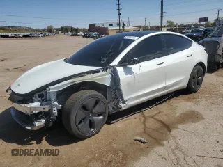 2022 Tesla Model 3 Long Range with VIN 5YJ3E1EB8NF315619, listed as a Copart auction lot 53336485 with Not Provided miles and Salvage Title. Bid and sale history available at DreamBid. Image 1.