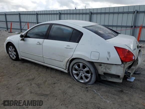 2007 Nissan Maxima 3.5 SL with VIN 1N4BA41E67C865254, listed as a Copart auction lot 52240255 with 138,611 mi miles and Salvage Title. Bid and sale history available at carsss.com. Image 2.