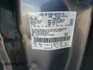 2013 Ford F-150 XL with VIN 1FTEX1CM5DFC69460, listed as a Copart auction lot 57601805 with 81,338 mi miles and Salvage title. Bid and sale history available at DreamBid. Image 12.