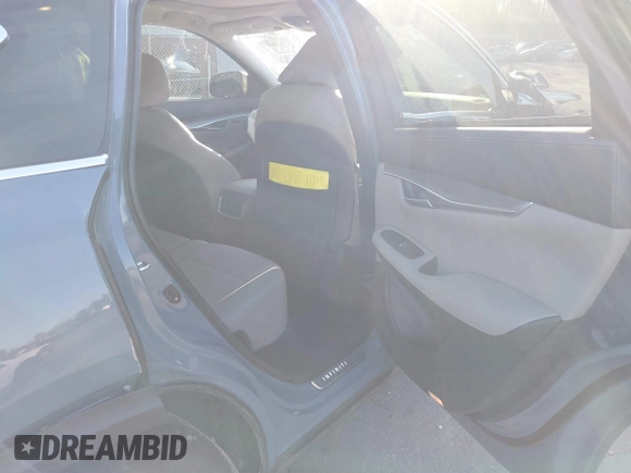 2023 Infiniti QX50 Luxe with VIN 3PCAJ5BA9PF109749, listed as a IAAI auction lot 41480886 with 31,157 mi miles and . Bid and sale history available at DreamBid. Image 8.