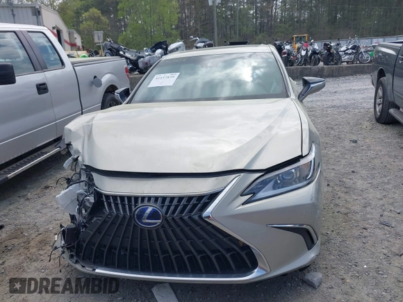 2022 Lexus ES 300h with VIN 58ADA1C13NU013371, listed as a IAAI auction lot 41937839 with 22,503 mi miles and . Bid and sale history available at DreamBid. Image 11.
