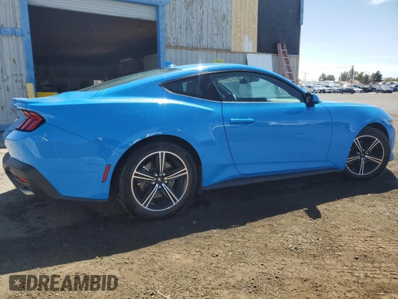 2024 Ford Mustang EcoBoost with VIN 1FA6P8TH0R5133689, listed as a Copart auction lot 53570615 with 25,157 mi miles and Clean Title. Bid and sale history available at DreamBid. Image 3.