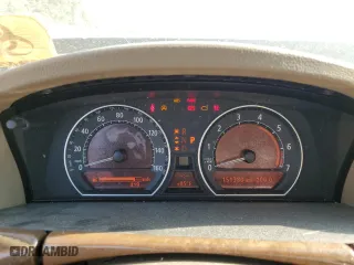 2002 BMW 7 Series 745i with VIN WBAGL63472DP59745, listed as a Copart auction lot 53166885 with 151,380 mi miles and Salvage Title. Bid and sale history available at carsss.com. Image 9.