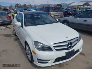 2012 Mercedes-Benz C-Class C 250 with VIN WDDGJ4HB0CF808400, listed as a IAAI auction lot 41599978 with 61,326 mi miles. Bid and sale history available at carsss.com. Image 1.