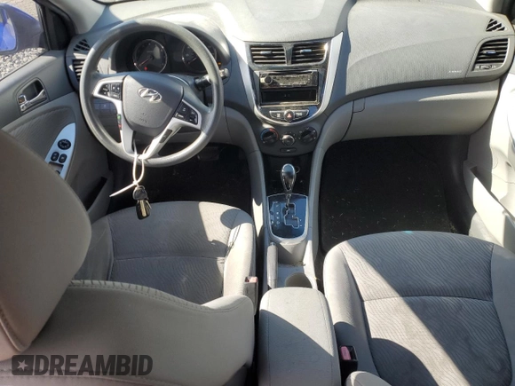 2013 Hyundai Accent GLS with VIN KMHCU4AE5DU301361, listed as a Copart auction lot 46841405 with 148,545 mi miles and Salvage Title. Bid and sale history available at carsss.com. Image 8.
