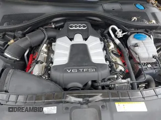 2013 Audi A6 3.0T Prestige with VIN WAUHGAFCXDN053087, listed as a IAAI auction lot 40840631 with 62,567 mi miles. Bid and sale history available at carsss.com. Image 10.