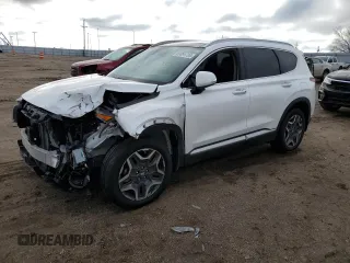 2021 Hyundai Santa Fe Hybrid Limited with VIN KM8S5DA13MU003381, listed as a Copart auction lot 80091724 with 19,946 mi miles and Salvage Title. Bid and sale history available at carsss.com. Image 1.