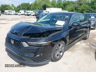 2024 Honda Accord EX with VIN 1HGCY1F30RA049205, listed as a IAAI auction lot 42714846 with 39,018 mi miles and . Bid and sale history available at DreamBid. Image 2.
