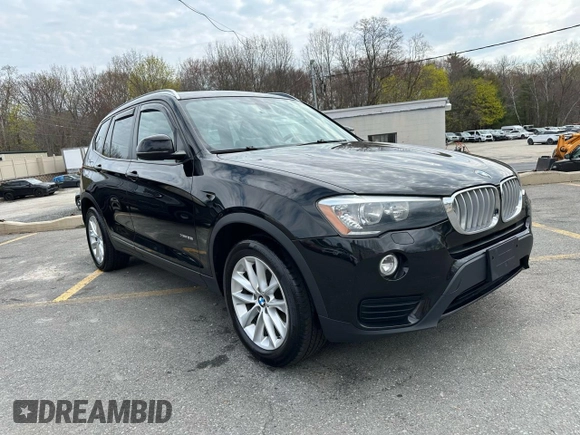 2017 BMW X3 xDrive28i with VIN 5UXWX9C38H0W67134, listed as a Copart auction lot 54678995 with 183,045 mi miles and Clean Title. Bid and sale history available at DreamBid. Image 4.