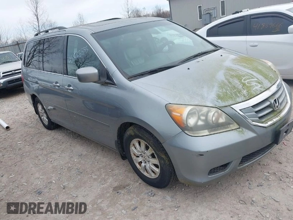 2008 Honda Odyssey EX-L with VIN 5FNRL38748B045957, listed as a IAAI auction lot 41885593 with 212,799 mi miles. Bid and sale history available at carsss.com. Image 1.