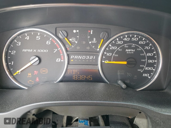 2012 Chevrolet Colorado LT w/1LT with VIN 1GCDSCFE9C8110289, listed as a Copart auction lot 47685055 with 183,845 mi miles and Salvage Title. Bid and sale history available at carsss.com. Image 9.