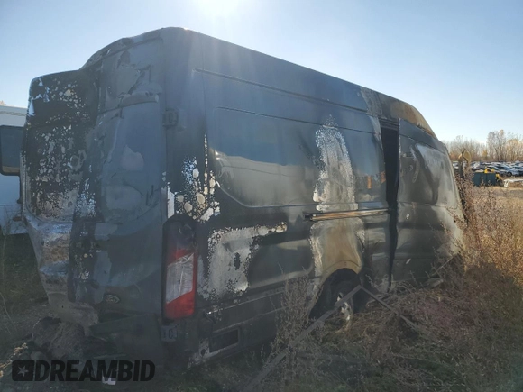 2022 Ford Transit Cargo with VIN 1FTBR3U88NKA61401, listed as a Copart auction lot 75613514 with Not provided miles and Non repairable. Bid and sale history available at DreamBid. Image 3.