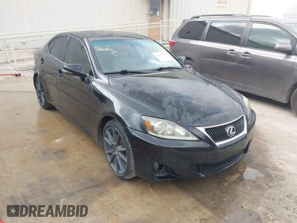 2012 Lexus IS 250 with VIN JTHBF5C24C5161720, listed as a IAAI auction lot 42132518 with 160,195 mi miles and . Bid and sale history available at DreamBid. Image 1.
