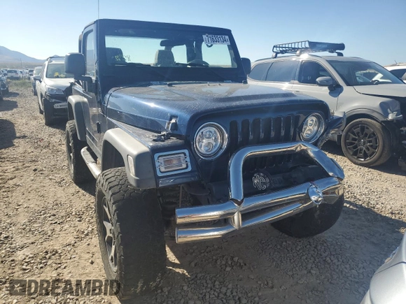 2005 Jeep Wrangler SE with VIN 1J4FA29S65P330905, listed as a Copart auction lot 71633134 with 77,598 mi miles and Salvage Title. Bid and sale history available at carsss.com. Image 5.