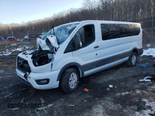 2022 Ford Transit Passenger XL with VIN 1FBAX2Y8XNKA62897, listed as a Copart auction lot 89276515 with Not Provided miles and Salvage Title. Bid and sale history available at carsss.com. Image 1.