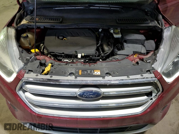 2017 Ford Escape SE with VIN 1FMCU0GD0HUB40625, listed as a Copart auction lot 48045405 with 90,273 mi miles and Clean Title. Bid and sale history available at carsss.com. Image 12.
