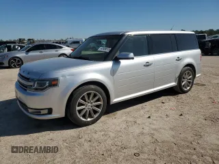 2015 Ford Flex Limited z VIN 2FMGK5D8XFBA09118, wystawiony jako Copart lot #47930375 z przebiegiem 146 324 mil mil oraz Szkoda całkowita • Salvage title. Historia ofert i sprzedaży dostępna na DreamBid. Obrazek 1.