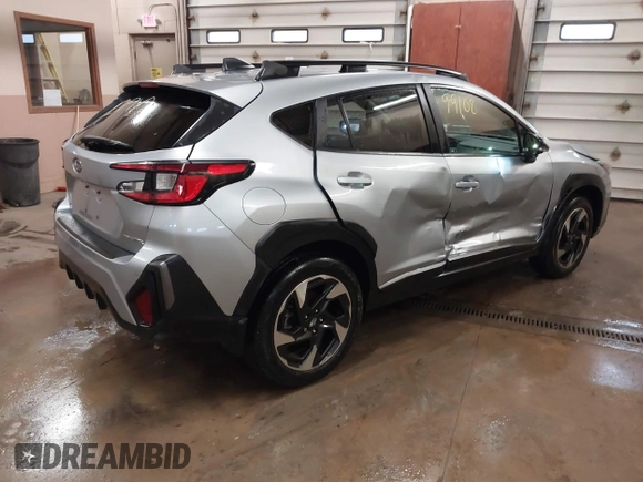 2024 Subaru Crosstrek Limited with VIN 4S4GUHL66R3701151, listed as a IAAI auction lot 41699108 with 19,922 mi miles. Bid and sale history available at carsss.com. Image 4.