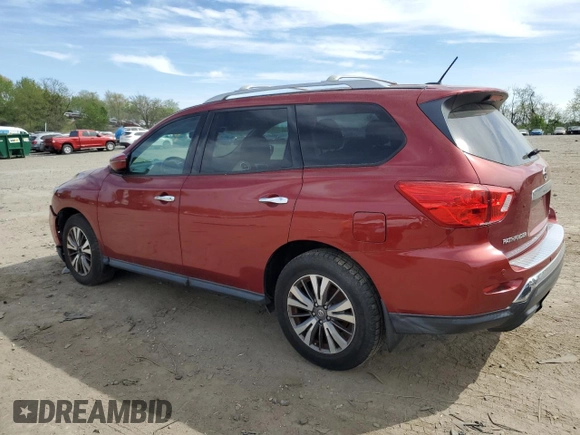 2017 Nissan Pathfinder SL with VIN 5N1DR2MN6HC657755, listed as a Copart auction lot 53491615 with 83,065 mi miles and Clean title. Bid and sale history available at DreamBid. Image 2.