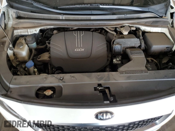 2016 Kia Sedona LX with VIN KNDMB5C18G6209457, listed as a Copart auction lot 47662095 with 67,274 mi miles and Salvage Title. Bid and sale history available at carsss.com. Image 12.