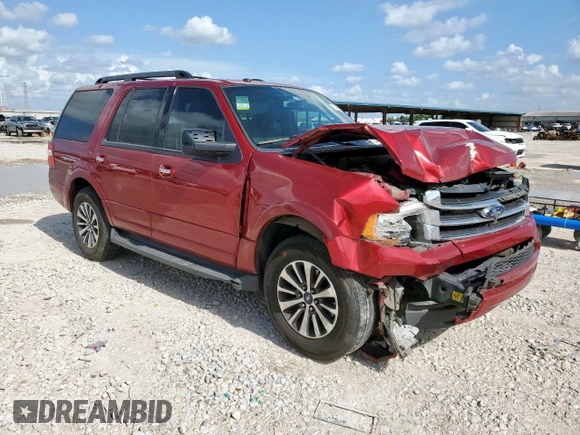 2017 Ford Expedition XLT with VIN 1FMJU1HT8HEA25610, listed as a Copart auction lot 61426525 with 141,409 mi miles and Salvage title. Bid and sale history available at DreamBid. Image 4.