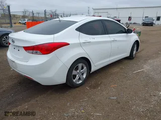 2012 Hyundai Elantra GLS with VIN 5NPDH4AE6CH126222, listed as a IAAI auction lot 41931190 with 210,205 mi miles. Bid and sale history available at carsss.com. Image 4.