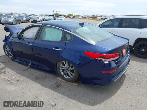 2019 Kia Optima LX z VIN 5XXGT4L30KG357618, wystawiony jako IAAI lot #41854957 z przebiegiem Nie podano mil oraz . Historia ofert i sprzedaży dostępna na DreamBid. Obrazek 3.