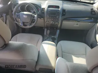 2012 Kia Sorento LX with VIN 5XYKT4A20CG276328, listed as a Copart auction lot 44186065 with 128,218 mi miles and Salvage Title. Bid and sale history available at carsss.com. Image 8.