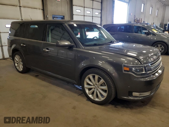 2018 Ford Flex Limited EcoBoost with VIN 2FMHK6DT4JBA15164, listed as a Copart auction lot 51117435 with 107,320 mi miles and Clean Title. Bid and sale history available at carsss.com. Image 4.