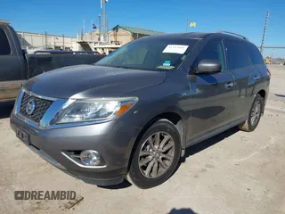 2016 Nissan Pathfinder S with VIN 5N1AR2MNXGC624565, listed as a IAAI auction lot 41213601 with 109,603 mi miles and . Bid and sale history available at DreamBid. Image 17.